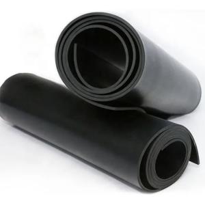Venda de borracha de absorção de choque preto personalizada com folha de