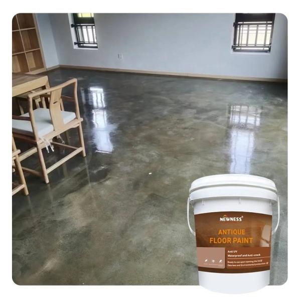 Revestimento de edifícios de hospitais de garagem Eco-friendly Anti-Slip Paint Epoxy baseado em água