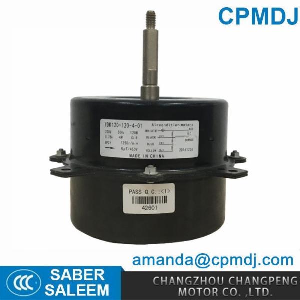 Вентиляторный двигатель YDK120-120-4 воздушного охладителя на открытом воздухе вентиляторного двигателя AC испарительный
