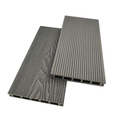Nouvelle technologie WPC 3D Decking composite en plastique en bois étanche en relief