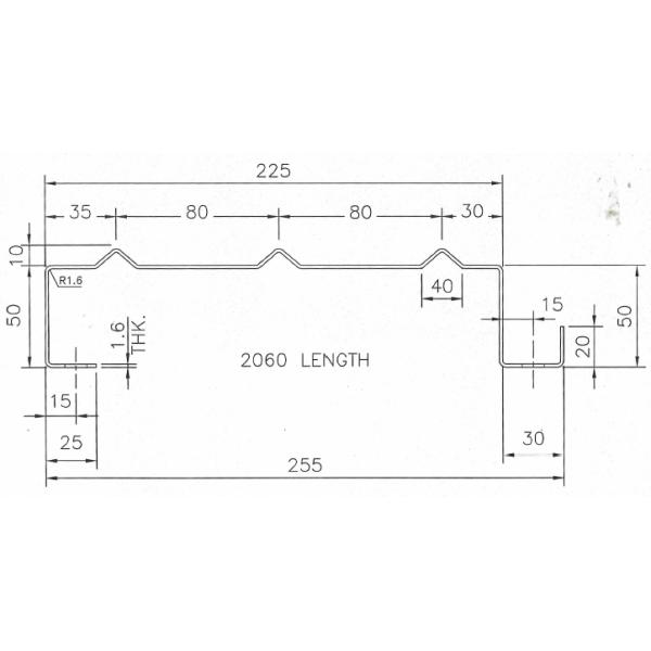 A dupla camada lamina a formação da máquina 1 - 2mm 7.5KW com Decoiler hidráulico