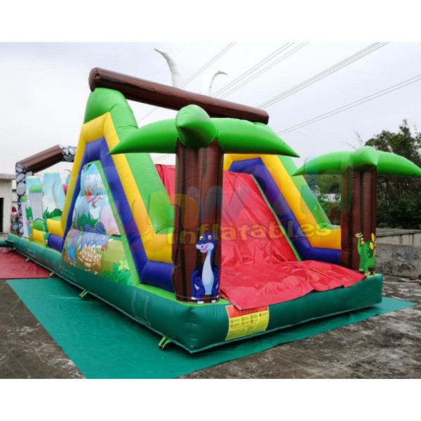 Inflatable Obstacle Course Combo Bouncing Castle For Advertisement