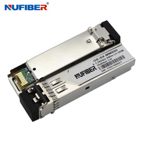 GE-SX-MM850 1.25G 850nm LC Multi Mode Optical Fiber Transceiver