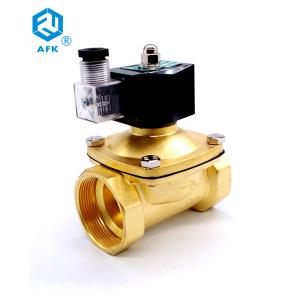 AFK 1Mpa Solenoid Brass Solenoid Valve 3/4 Inch 220V Lpg Gas Valve