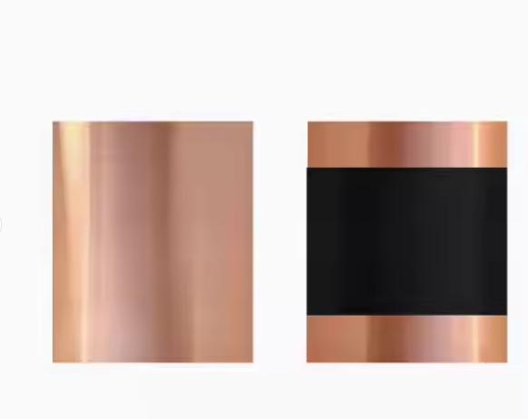 Single Sided Coated Copper Foil 8+1um X 260mm For Lithium Ion Battery