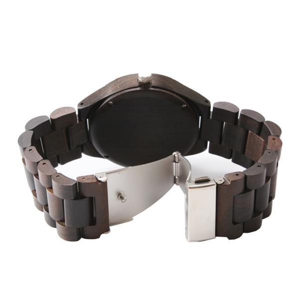 Шкала деревянных наручных часов OEM сетноая-аналогов показывает аттестацию RoHS