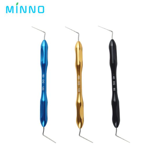 0.4mm 0.5mm Endodontic Hand Plugger Endo Dental Accessories Blue Golden