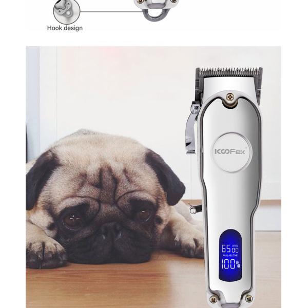 Low Noise Dog Grooming Kit Pet Clippers Cordless Electric Quiet Hair Trimmers Set