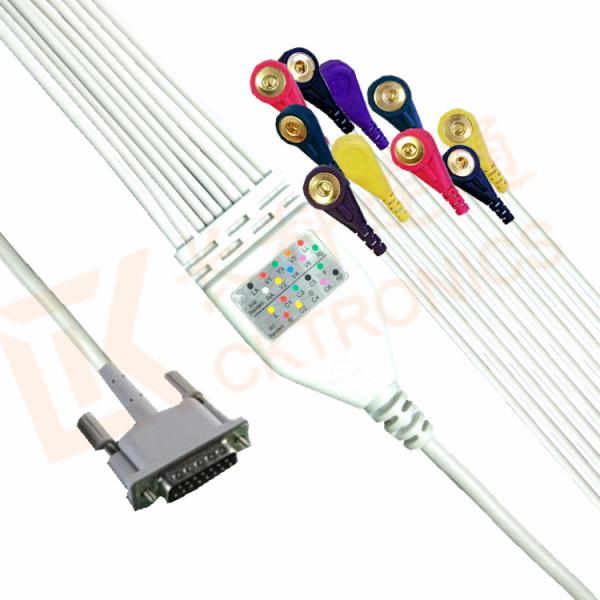 Philips Ecg Monitor Cable One Piece Ecg Cable 10 Lead Snap IEC