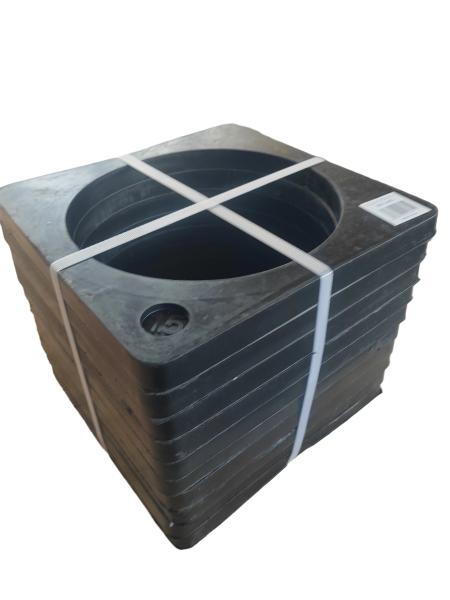 2kg Safety Cone Weights 370*370*18mm Traffic Cone Base Weights Windproof