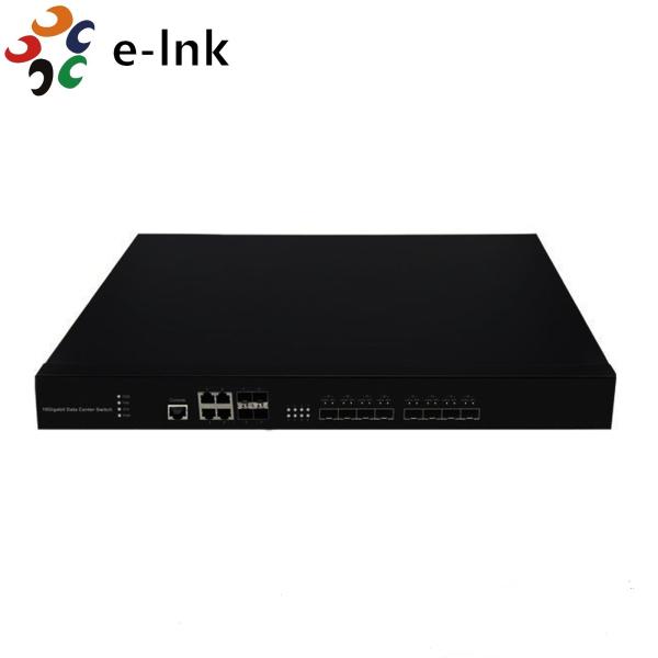 LNK-M8G4E Commutateur Gigabit 16 ports avec ports SFP+ 10G - Commutation sans blocage