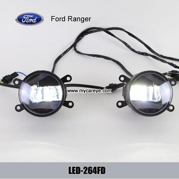 Ford Ranger car front fog lamp assembly LED daytime running lights DRL