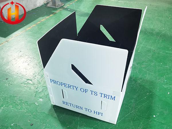Good Hardness Corrugated Plastic Box With Dividers Reusable