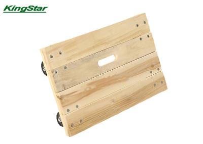Solid Deck Heavy Duty Furniture Dolly , Hardwood Movers Dolly 1000 Lb For Home