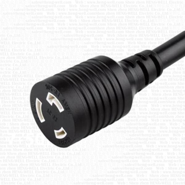 NEMA L6-20P to L6-20R Generator Extension Cord | US Twist Lock Heavy Duty Power Cable