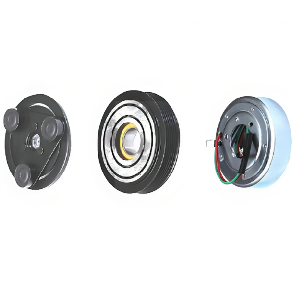 Magnetic Clutch AC Compressor Part for Bus TM21-6PK 12V Coil Hub Bearing Pulley Auto AC Spare Parts Car Air Conditioner
