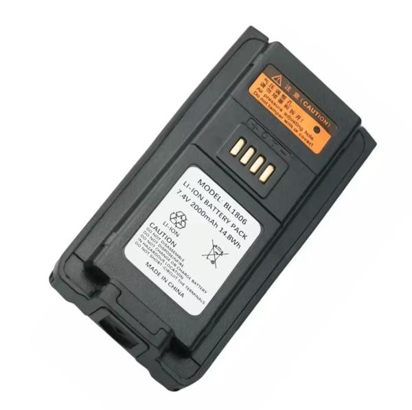 Bateria BL1806 BL2505 2000mAh Bateria PT580 PT580H PT580H Plus Walkie talkie recarregável de substituição
