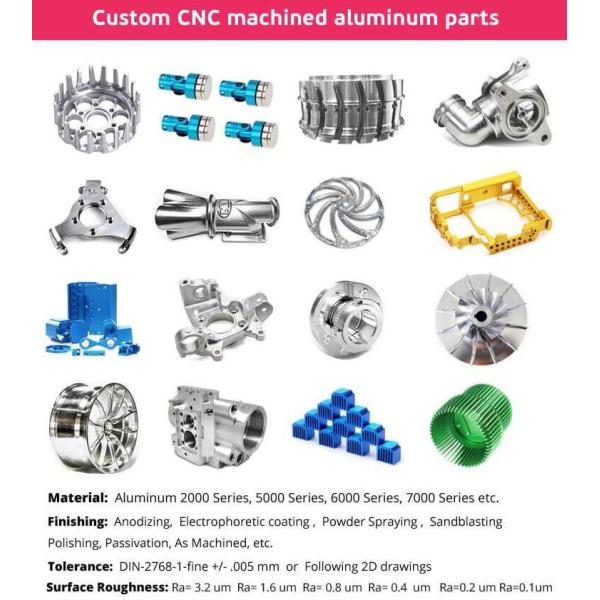 Stainless Steel CNC Machined Anodized Aluminum 3D Printing Service Lathe Machine Parts