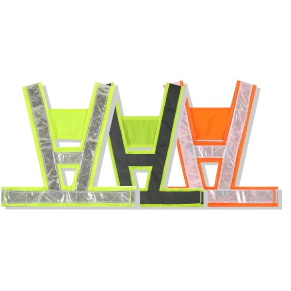 Afficher une image plus grande Ajouter à la comparaison Partager Veste de course de sécurité visible Ceinture élastique/réflecteur lumineux Veste avec réflecteur