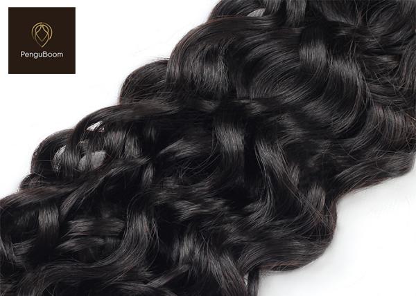 No Shedding Brazilian Water Wave Bundles , 45.72cm 18 Inch Human Hair Bundles