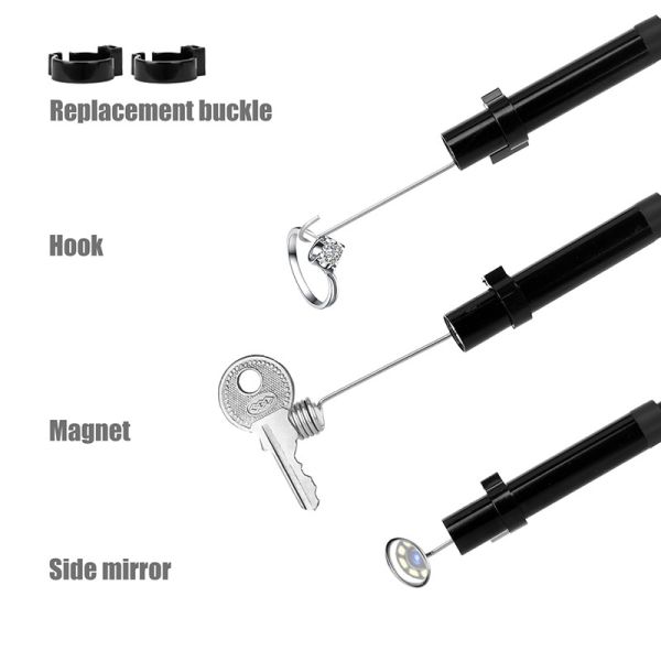 1080P Wide Angle Industrial Endoscope Camera IP67 With LCD Display