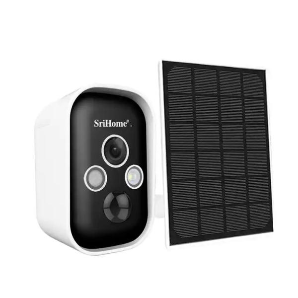 4MP HD Solar Battery Camera Long Standby 2-Way Audio PIR Night Vision Outdoor CCTV Mini Solar Battery Security Camera