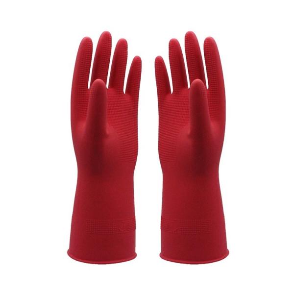 Отсутствие химических перчаток 60g выпарки 310mm резиновых очищая