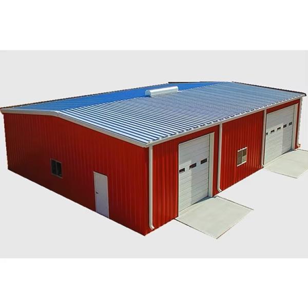 Construção de estruturas pré-fabricadas de aço de estilo industrial