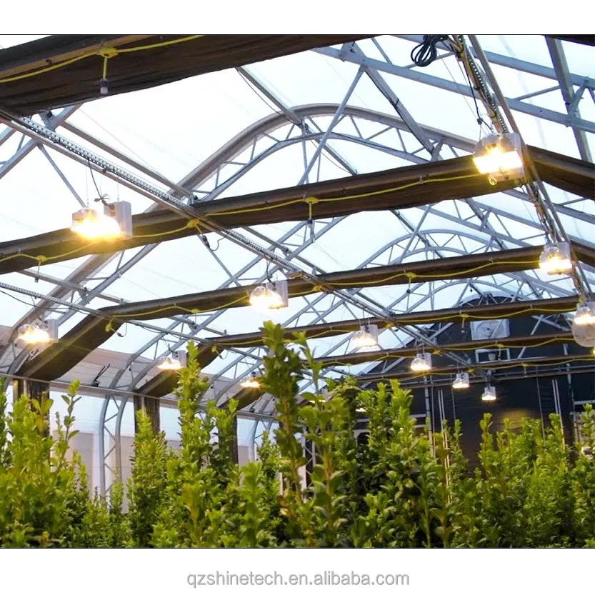 Горячая цинковая стальная рама передвижная скамейка автоматическая лишение света теплица