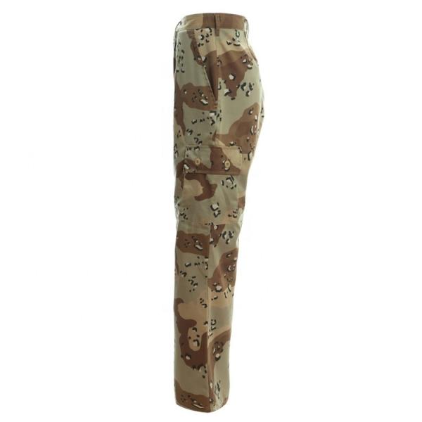 Polyester Cotton Military BDU Pants Rip Stop Woodland Camouflage BDU Pants 65% Polyester