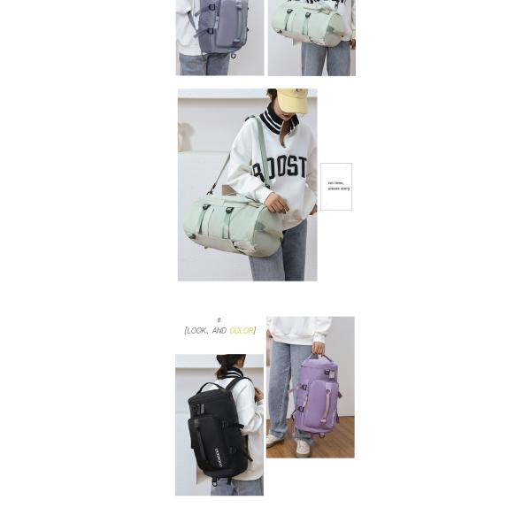 Gym Duffle Tote Bag Gym Bag With Shoe Compartment And Wet Pocket