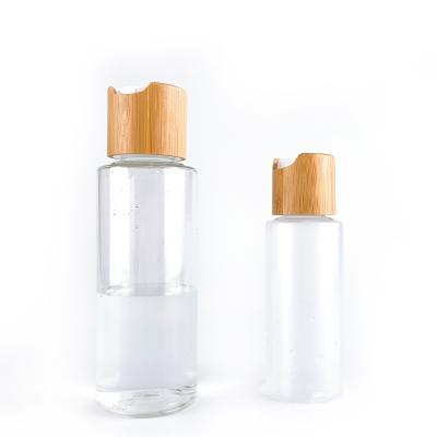 20/410 Natural Bamboo Packaging Disc Top Consmetic Wooden bottle Closures