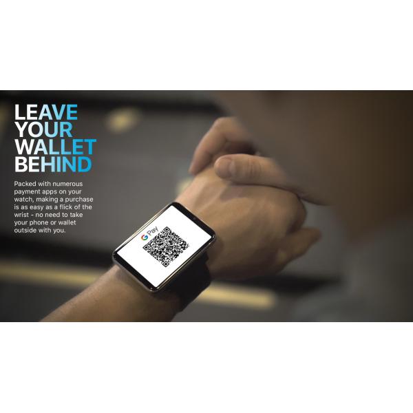 Touch Screen DM100 HD Waterproof GPS Android Mobile Smartwatch Watches For Ladies Men