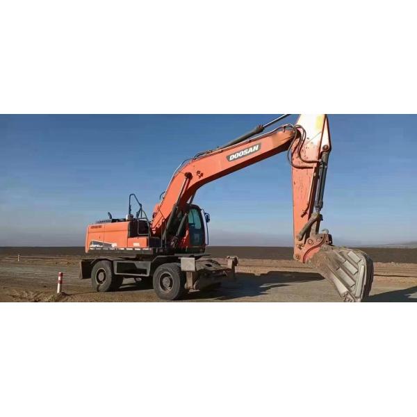 Used Doosan Wheeled Excavator Available At A Decent Price With Low Working Hours
