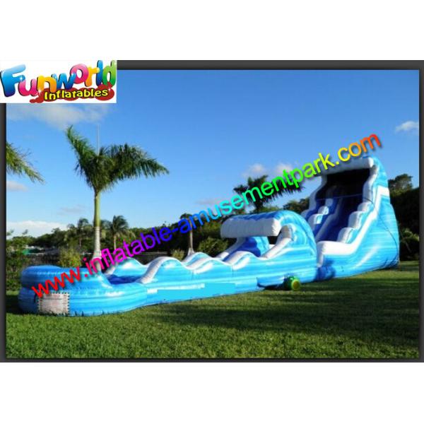 скольжение воды голубого товарного сорта брезента PVC 0.55mm раздувное для взрослого