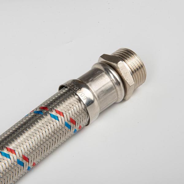 HOSPEDA de acero inoxidable trenzada de alta presión conector hexagonal manguera de tubería flexible