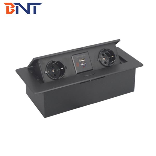 with double usb charger interface round corner conference table pop up socket
