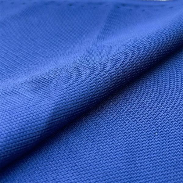 100% Polyester Pique Knitted Fabric Breathable Clothing For POLO Shirts And T-Shirts