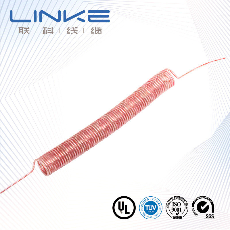 Custom Round Parallel Spring Coiled Cable ISO 13485 Medical Cable 's Specialty