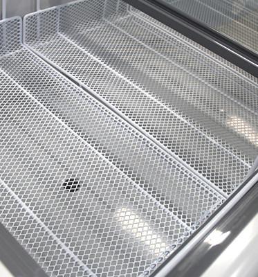 Sliding Door Supermarket Island Freezer Top Opening 500L 18 Cu Ft