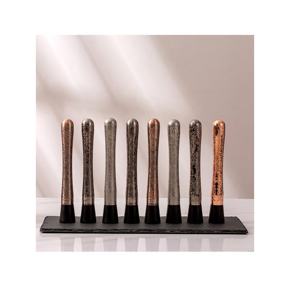 Fairy And Castle Style Shiny Copper Plating Stainless Steel Cocktail Muddler Bar Muddler