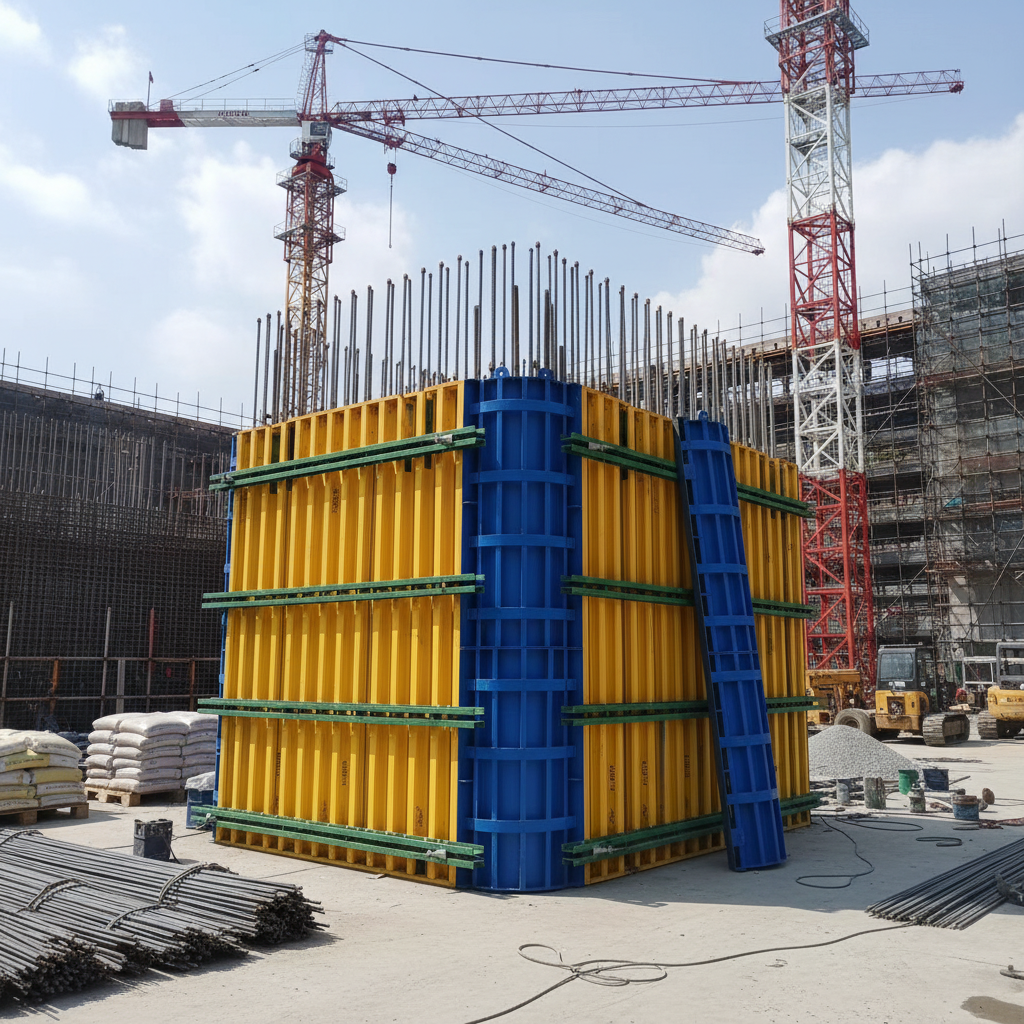 Waterproof Column Timber Formwork 200x80mm Formwork For Slab And Wall Shuttering System