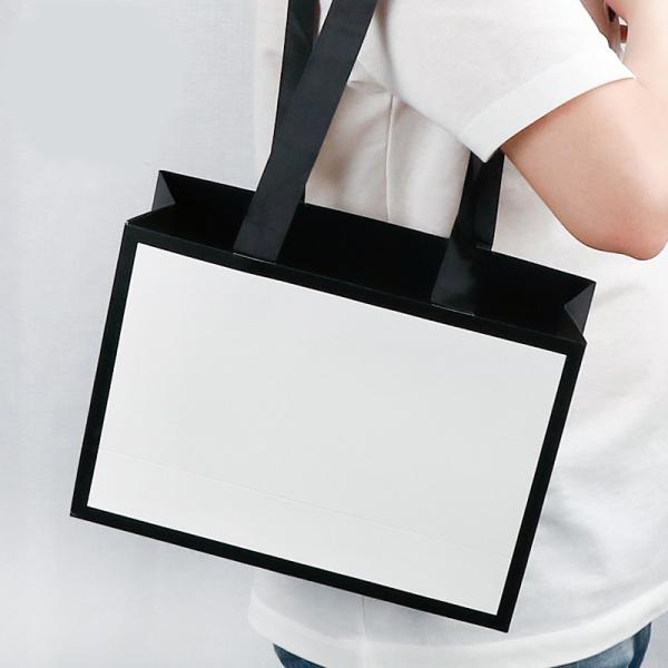 Elegant Textured Gift Paper Bags Premium Shopping Bags for Clothing Stores Gifting