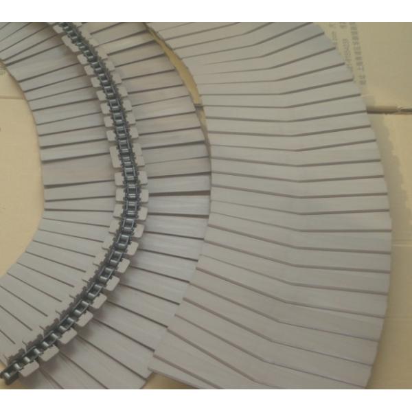 SS3873-K1200 SNAP ON PLASTIC PLATE TOP CHAINS WITH SIDE GUIDE BEARINGS SPIRAL CONVEYOR TOP CHAINS