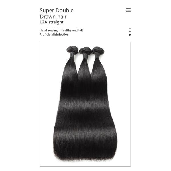 ST 12A Virgin Real Human Hair Bundles