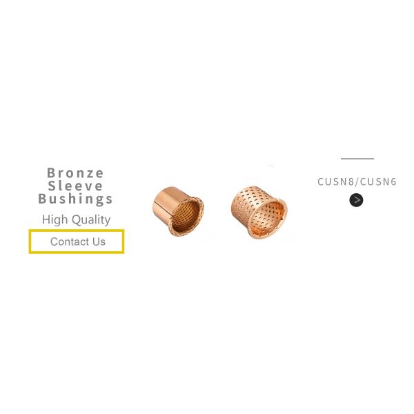 Flange Sleeve Bushings 65 / 55 * 50 * 50 DIN1494 Split Sliding Bearing With Oil Socket