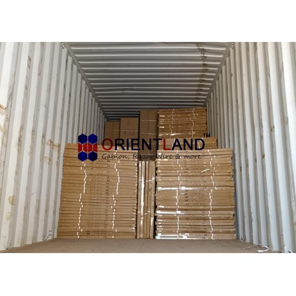 4.0mm Welded Gabion Baskets / Gabion Spiral Wire Connection Galfan Coated