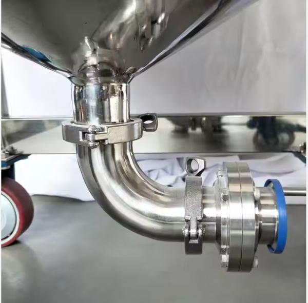 Tanque de almacenamiento móvil de acero inoxidable de una sola capa para agua
