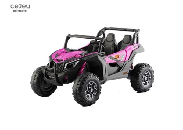 Realistic Off-Road UTV, 12V Electric Kids Ride-On Car, Two Seater Ride on Truck.