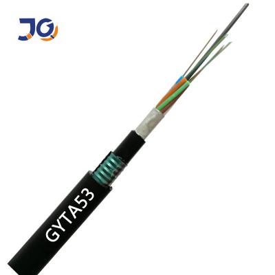 Cabo de fibra ótica subterrâneo Multicore de Dia9.6mm GYTA53